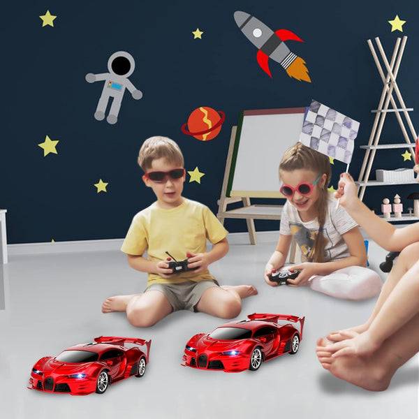 Nice2you Red Remote Control Cars for Kids 1/18 High-Speed RC Car Toys for Boys Girls