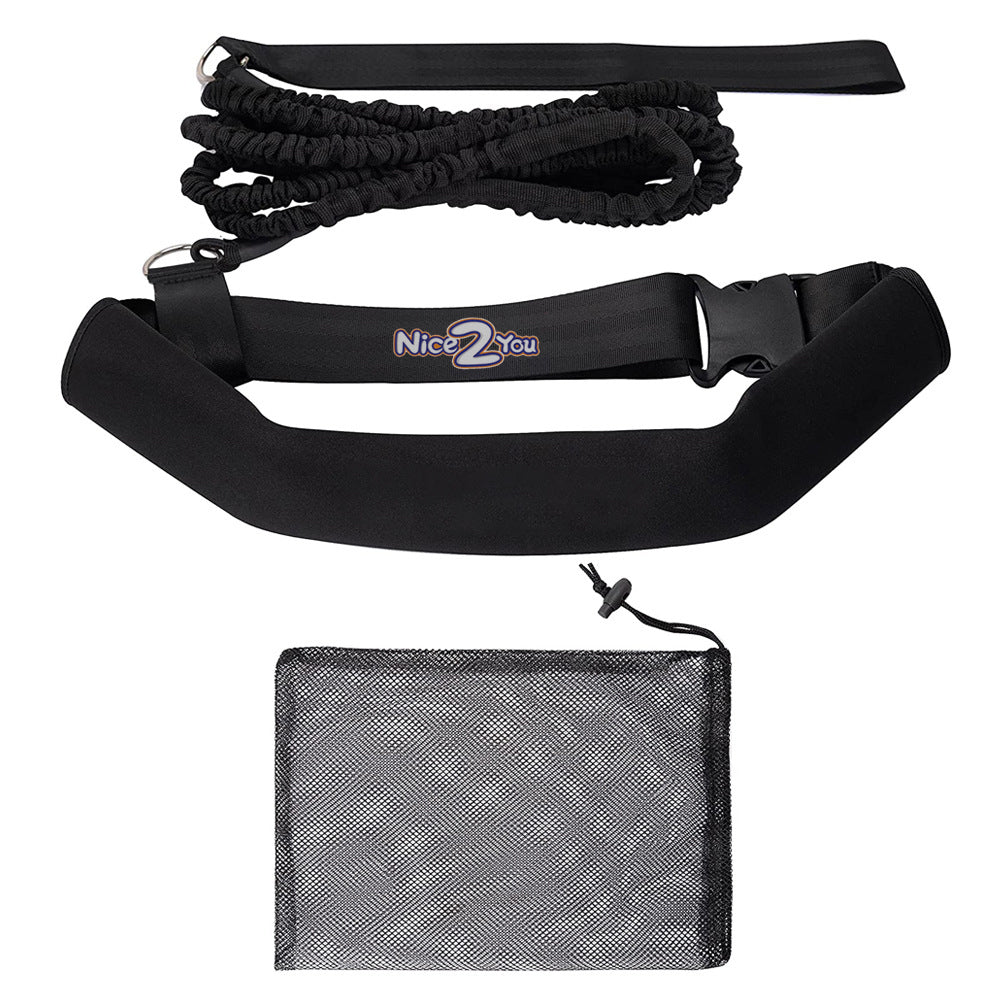 Swimming Training Belt 4M Swim Harness Stationary Swimming Aquatic Resistance Belt