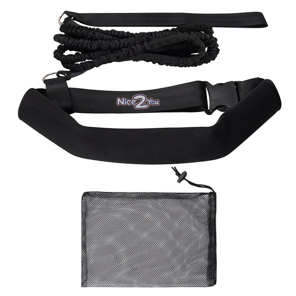 Swimming Training Belt 4M Swim Harness Stationary Swimming Aquatic Resistance Belt