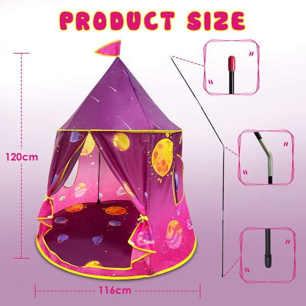 Nice2you Pink Princess Space Tent