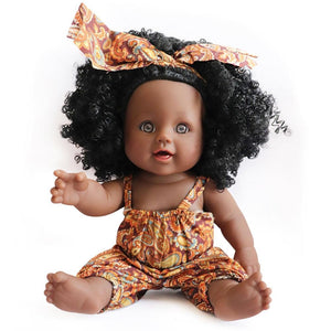 Nice2You 12inch Black Baby Doll for Kids