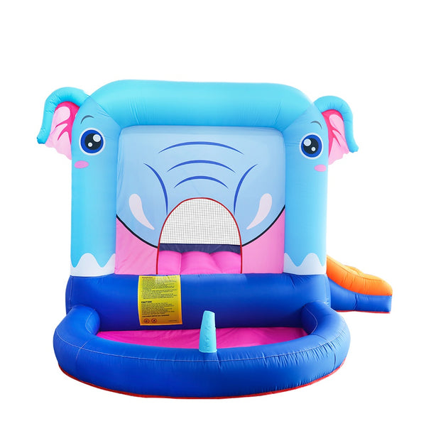 Nice2you Mini Bounce House Elephant Shape Inflatable Bouncer for Toddlers Indoor and Outdoor with Blower, Bouncy House for Kids with Ball Pool