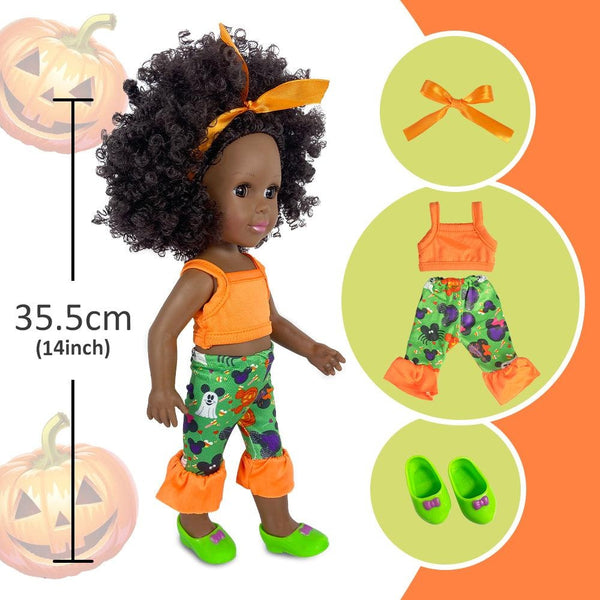 Nice2You 14inch Black Baby Doll for Kids