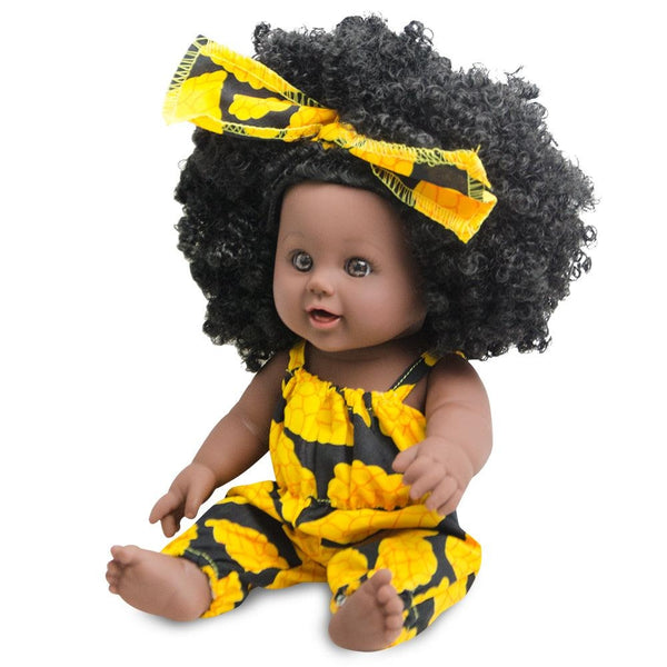 Nice2You 12inch Black Baby Doll for Kids