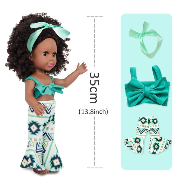 Nice2You 14inch Black Baby Doll for Kids