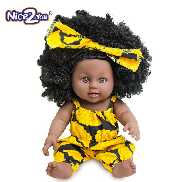 Nice2You 12inch Black Baby Doll for Kids