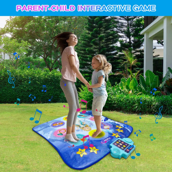 Nice2you Dance Mat Toys for Kids: Princess Dance Game Toys for 3-10 Years Old Girls