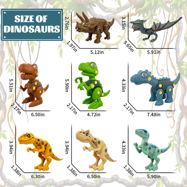 Nice2you Take Apart Dinosaur Toys for Kids