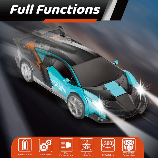 Nice2you Remote Control Car,Transform Robot RC Cars for Kids
