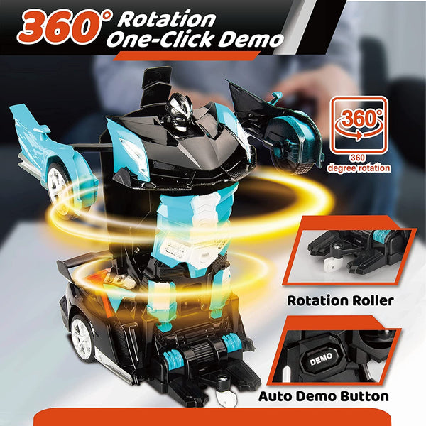 Nice2you Remote Control Car,Transform Robot RC Cars for Kids