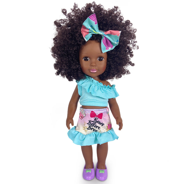 Nice2You 14inch Black Baby Doll for Kids