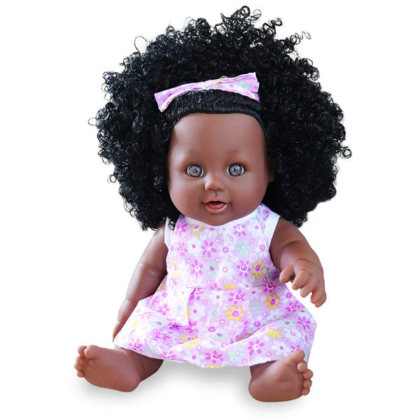 Nice2You 12inch Black Baby Doll for Kids