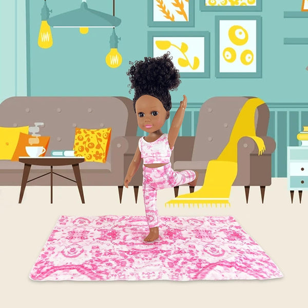 Nice2You 14in African American Black Baby Doll with Accessories