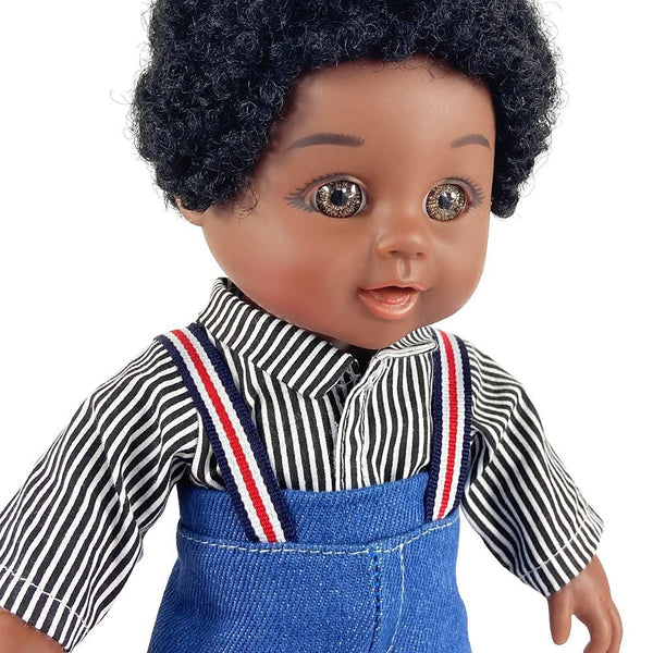 Nice2You 10In African American Black Baby Doll with 2 Set of Clothes