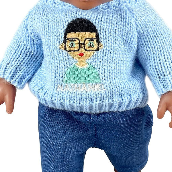 Nice2You 10In African American Black Baby Doll with 2 Set of Clothes