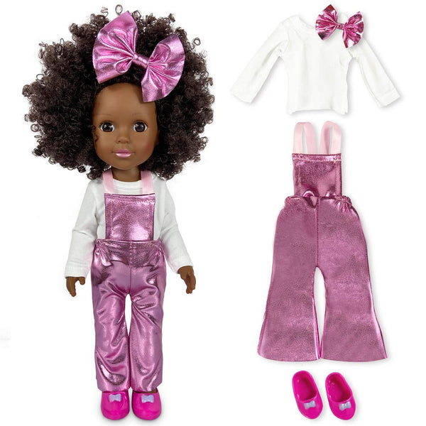 Nice2you Black Baby Doll Clothes Outfit 13 14 15 Inch Baby Doll