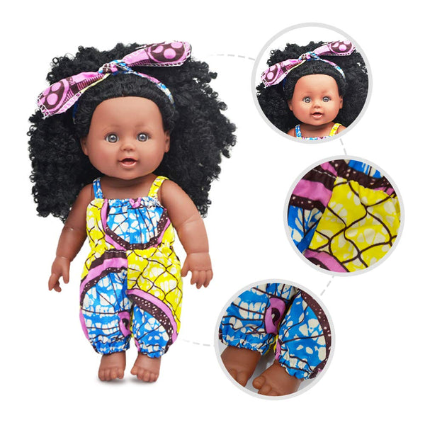 Nice2you Black Baby Doll Clothes Outfit for 11 12 13 Inch Baby Doll