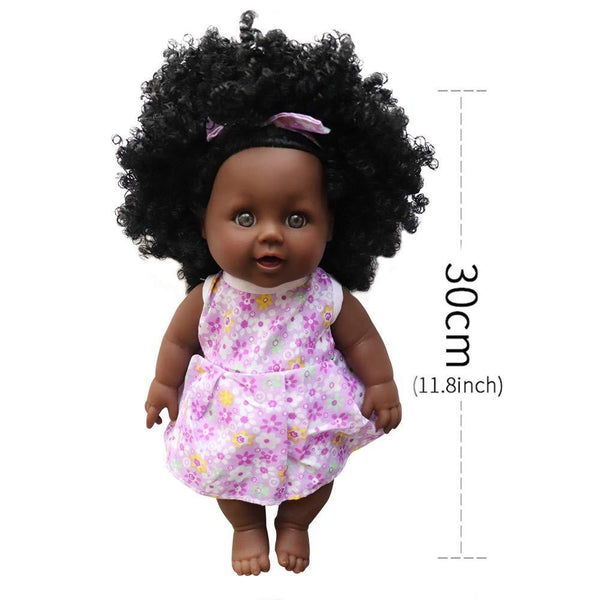 Nice2You 12inch Black Baby Doll for Kids